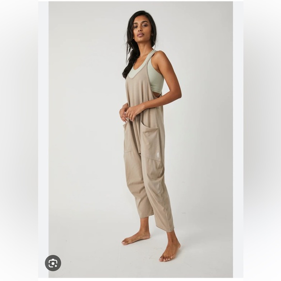 Free People Hot Shot Onesie Color Mocha Latte - Picture 6 of 6